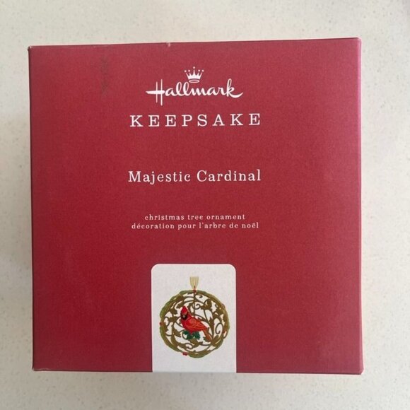 Hallmark Keepsake Majestic Cardinal Ornament 2018 New in Box Original Packaging - Picture 1 of 4